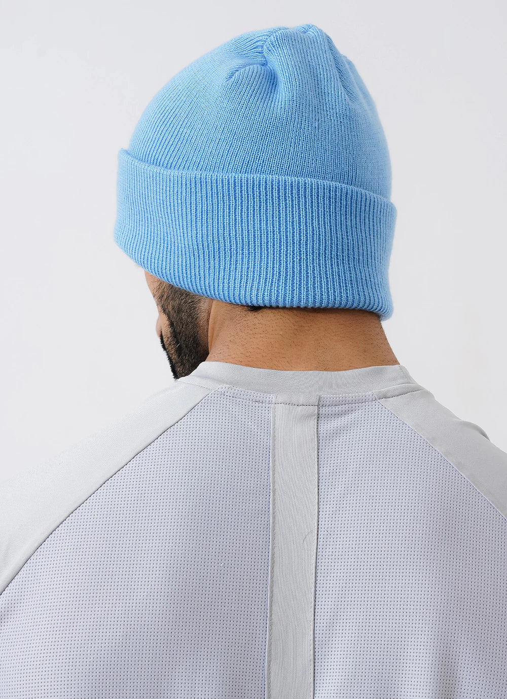 Knitted Beanie - Sky Blue