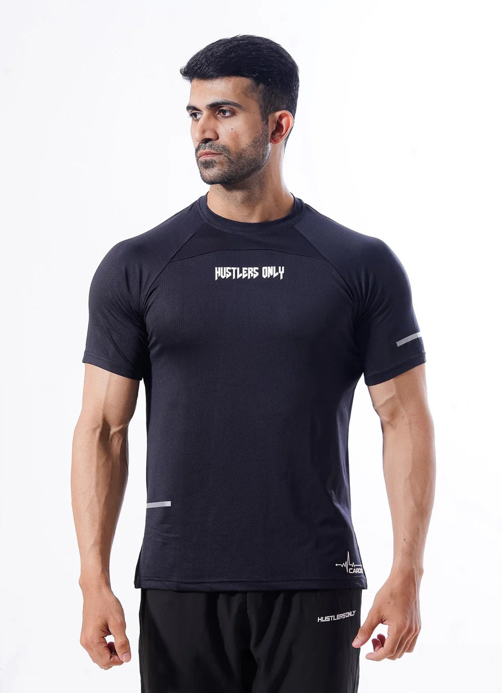 Crest Cardio Tshirt - Jet Black