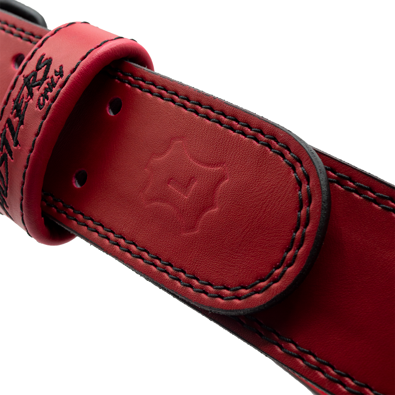 Weightlifting Prong Belt - Red