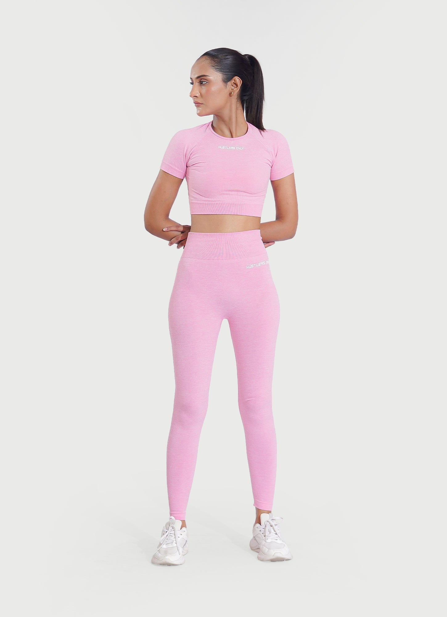 Activate Seamless Leggings - Baby Pink