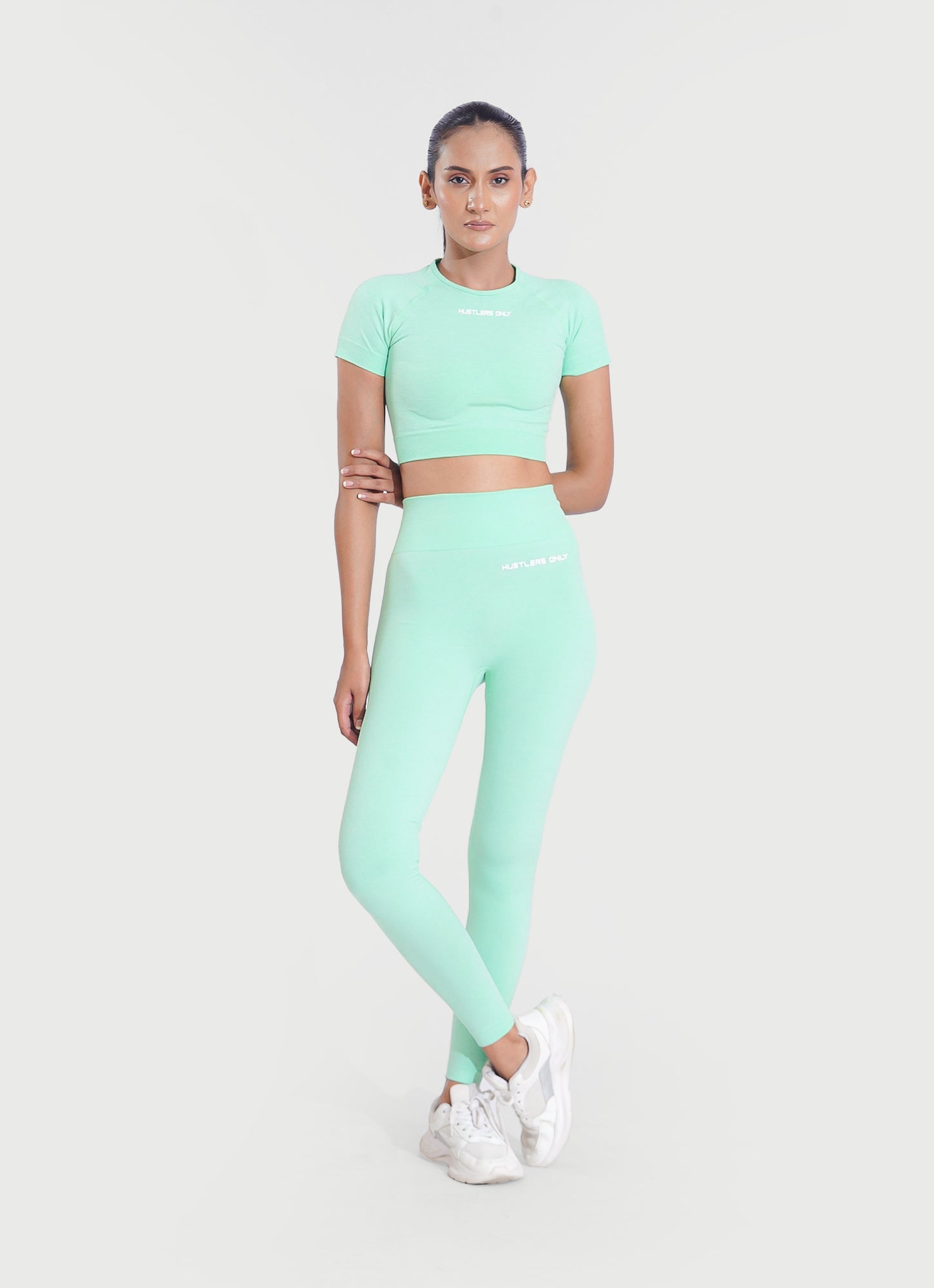 Activate Seamless Leggings - Arctic green