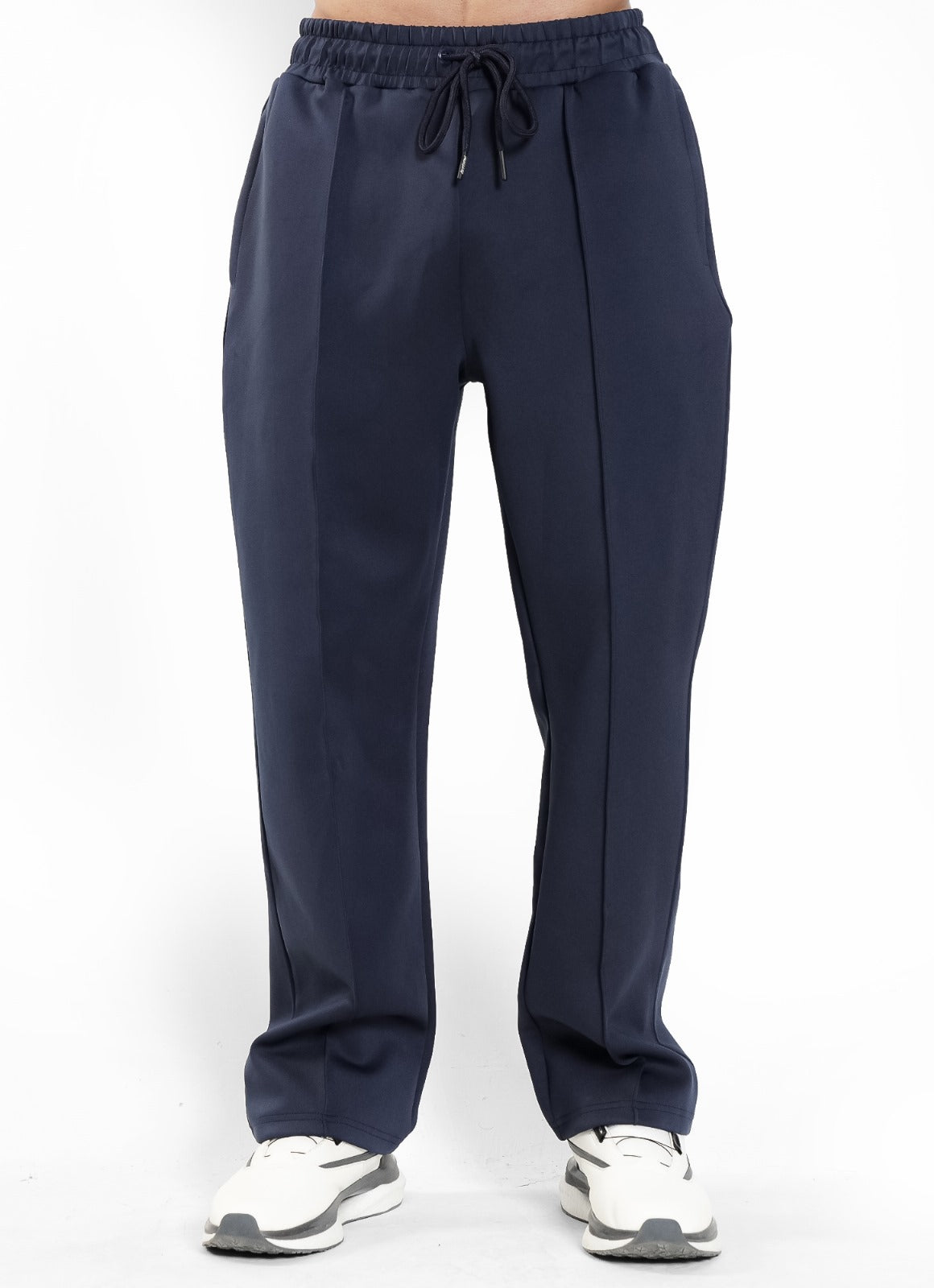 Relaxed Pleated Trouser - Navy