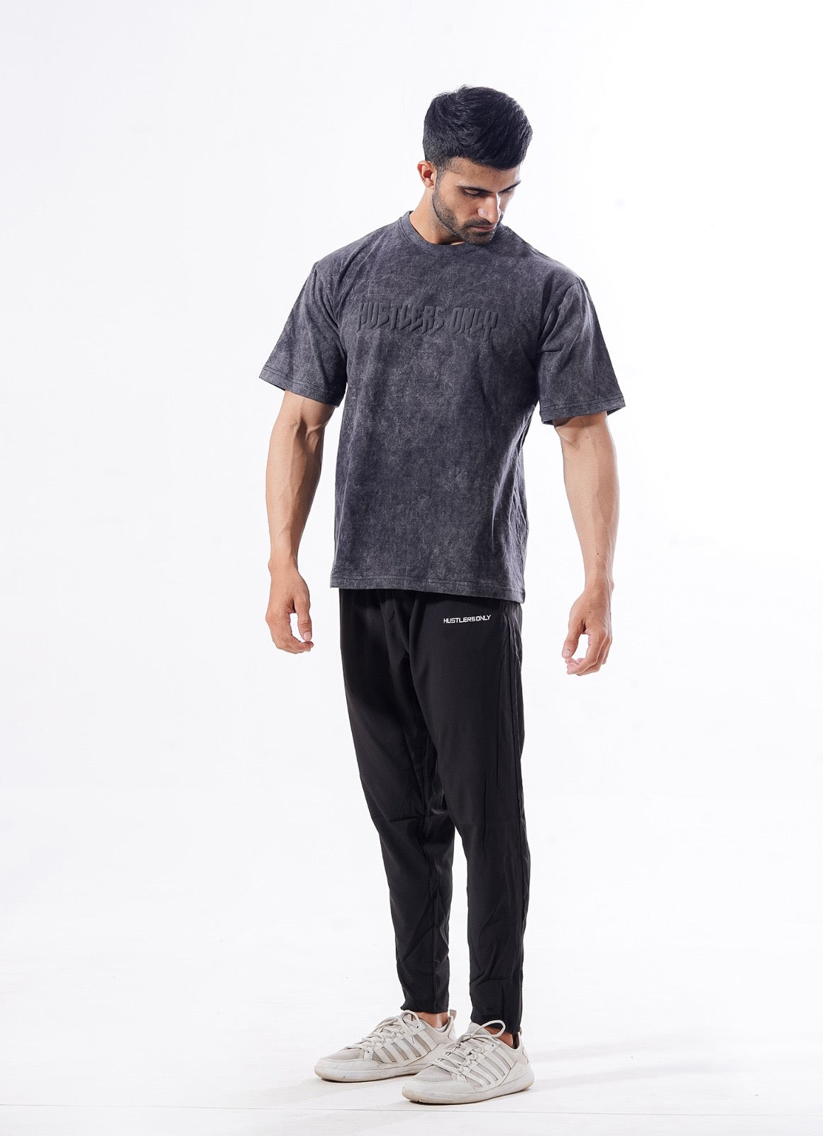 Drippy Acid Wash Tshirt - Black