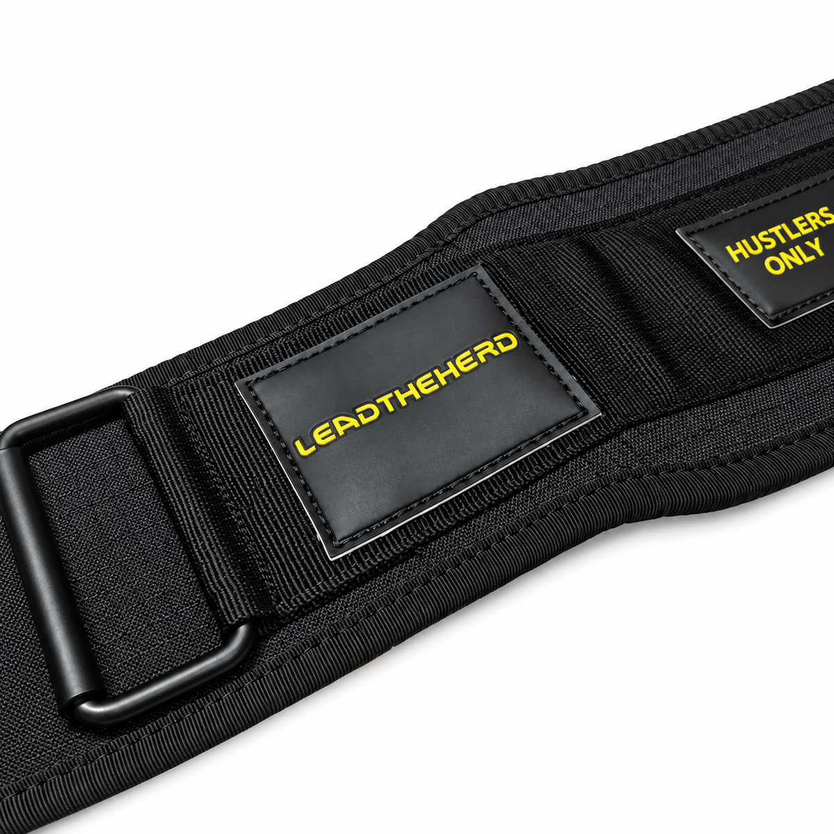 Nylon Boxing Belt - Black & Yellow