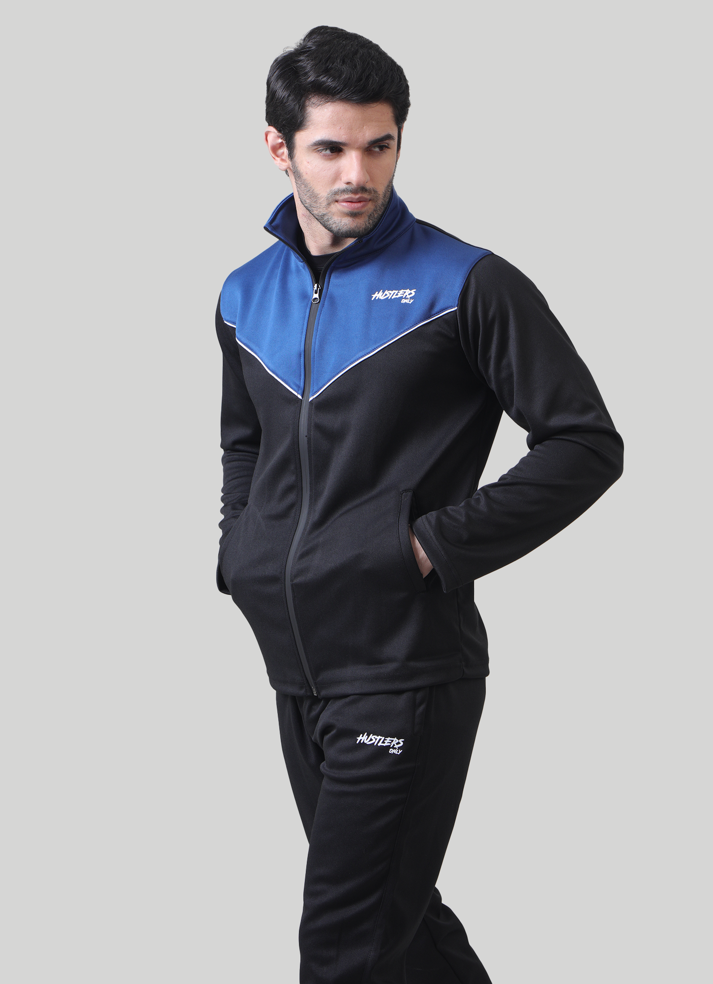Iconic Tracksuit Black/Blue