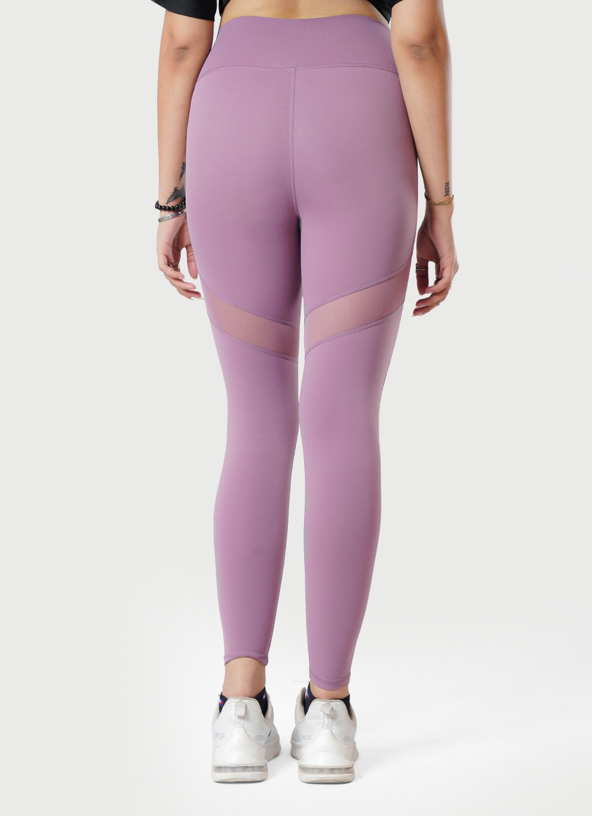 Performance Mesh Leggings - Pink