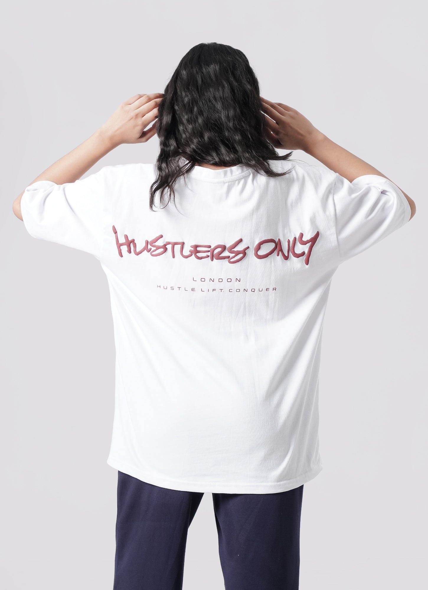 Graffiti Oversized T-Shirt - White.