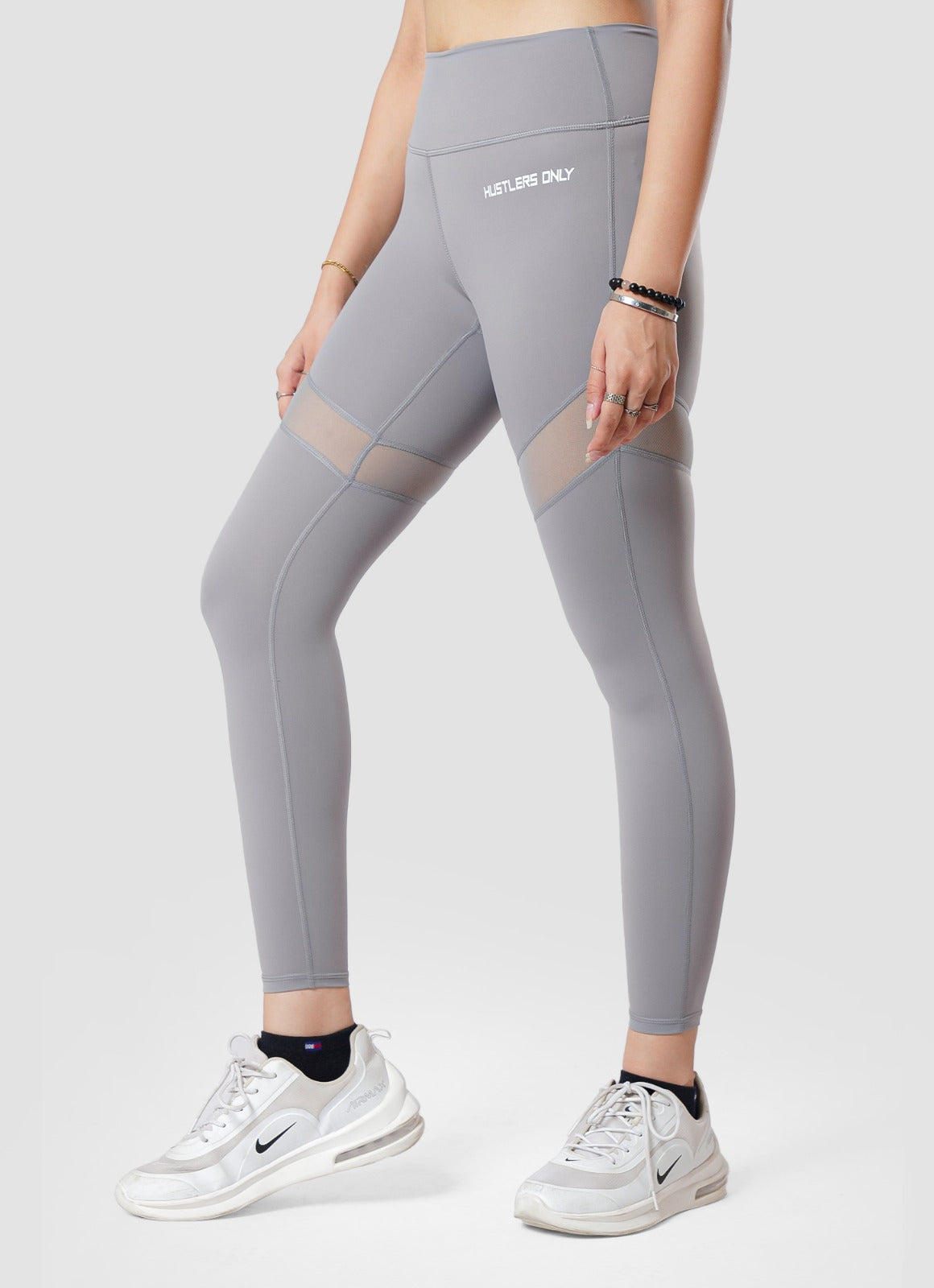 Performance Mesh Leggings - Grey