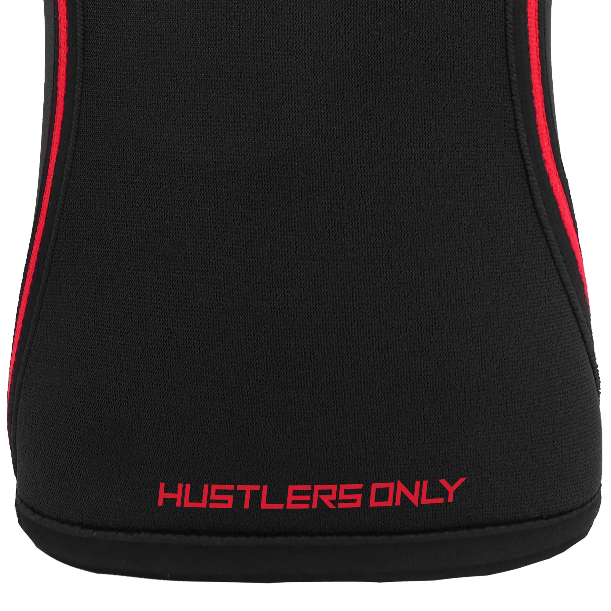 7mm Metal Knee Sleeves - Black with Red Stripes