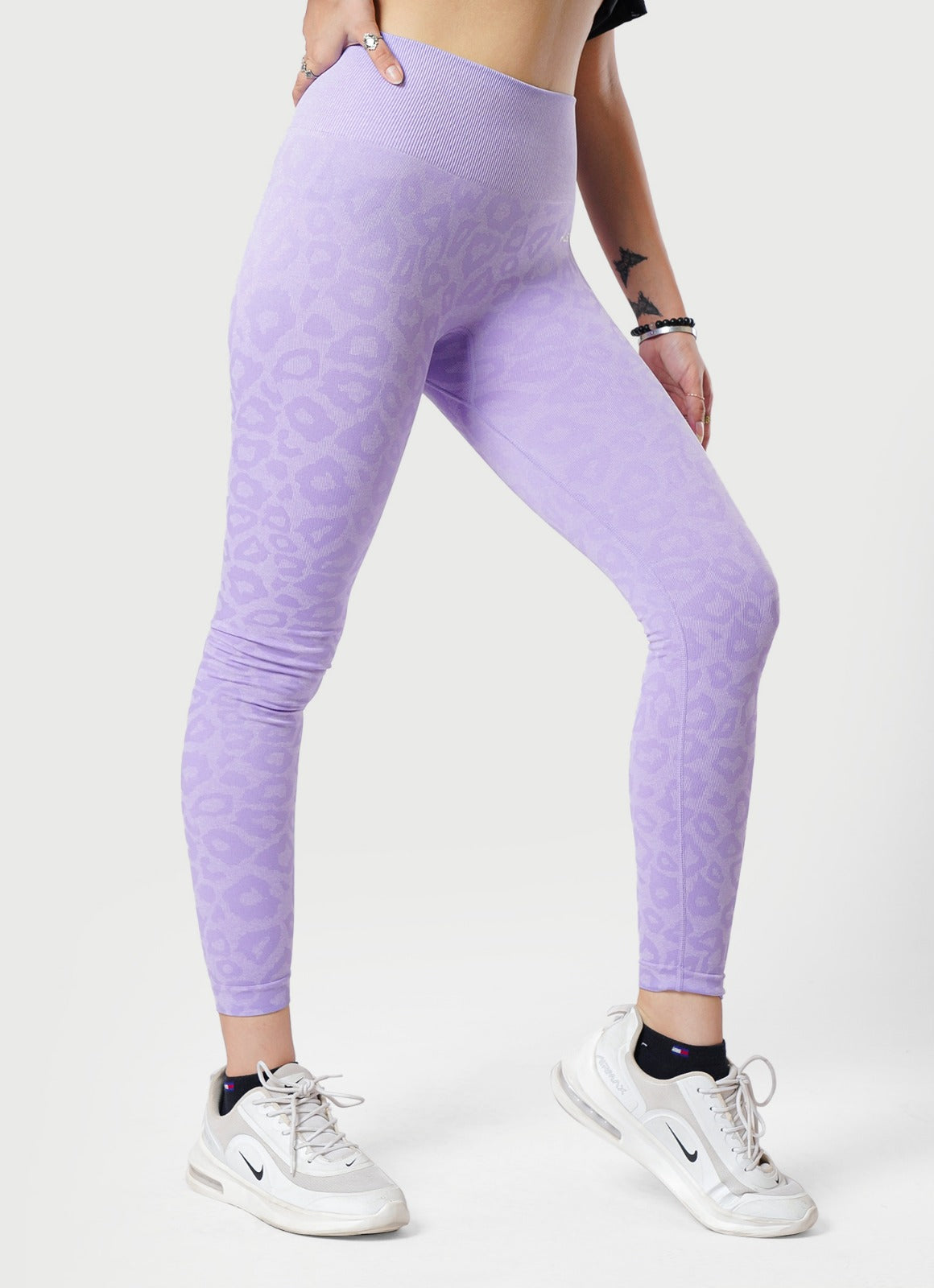 Safari Seamless Leggings - Lavender