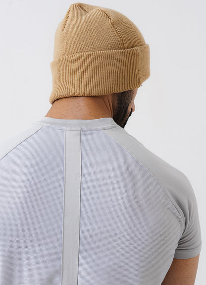 Knitted Beanie - Sand