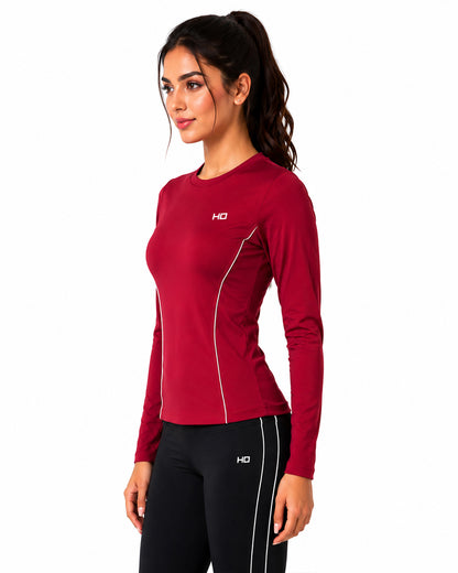Nova Compression T-Shirt - Maroon
