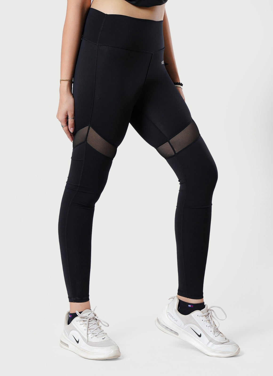 Performance Mesh Leggings - Black