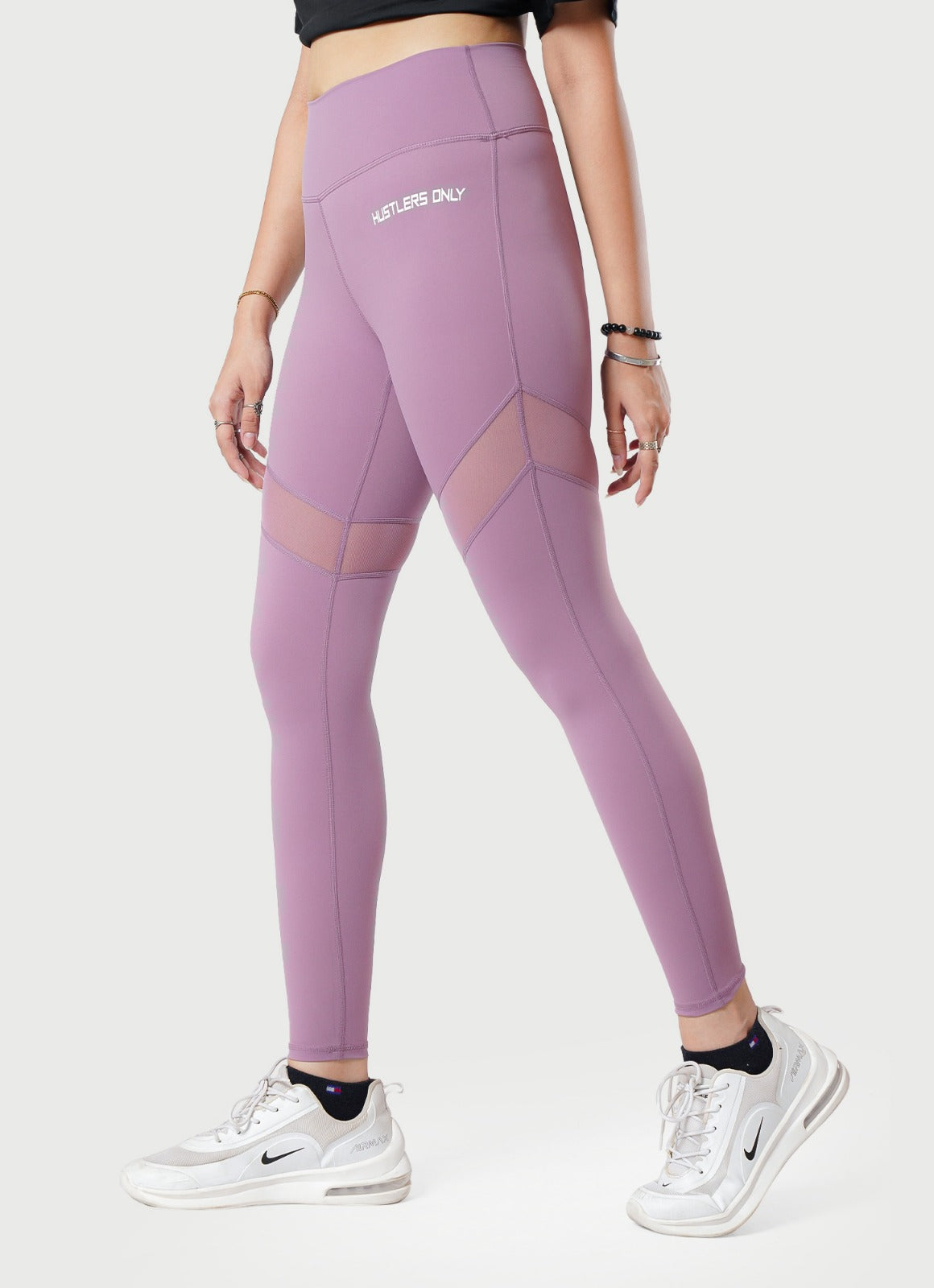 Performance Mesh Leggings - Pink