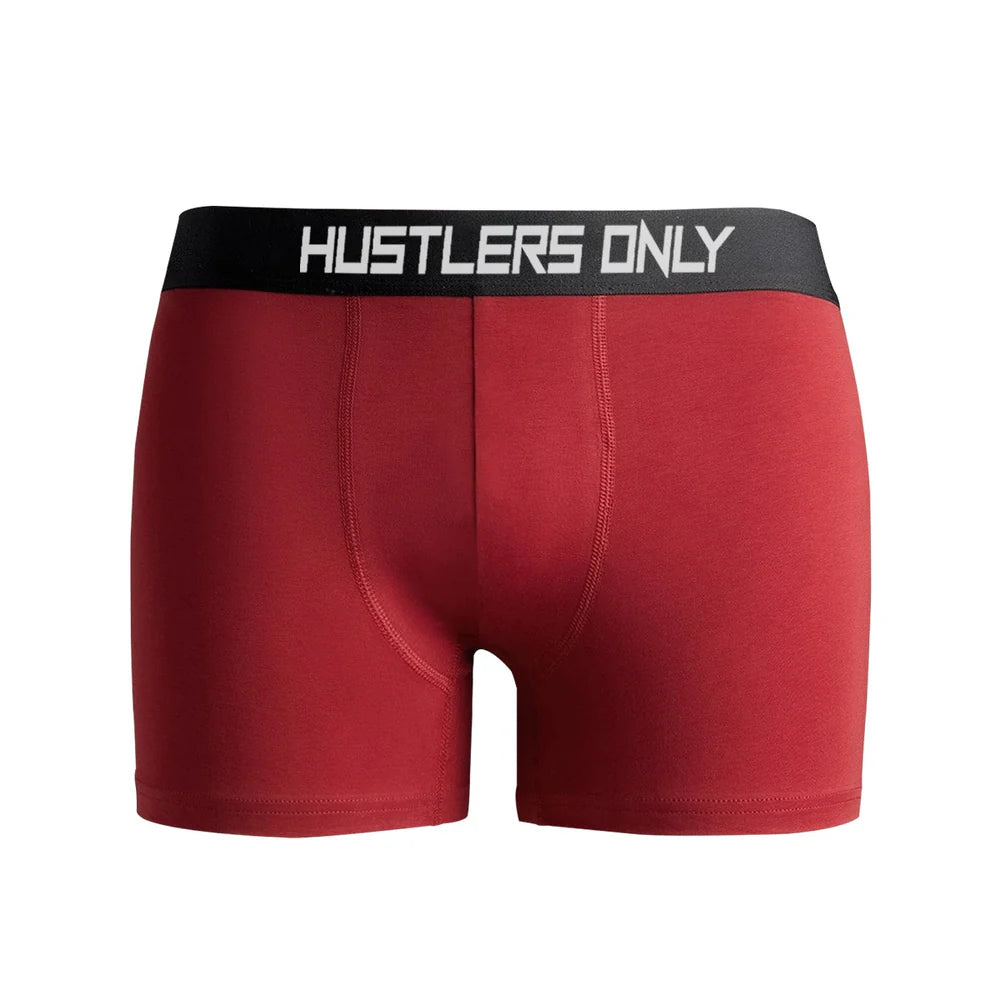 Soft Boxer Briefs - Maroon