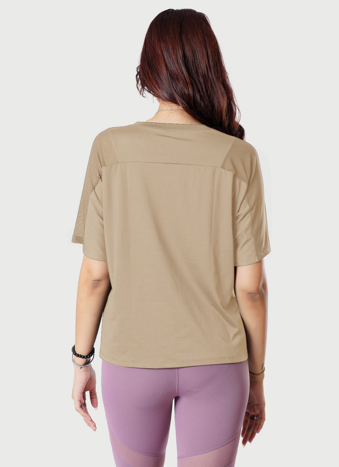 Breeze T-Shirt With Mesh - Sand