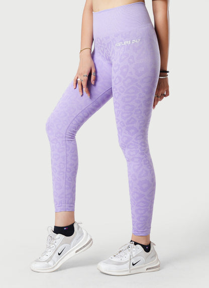 Safari Seamless Leggings - Lavender