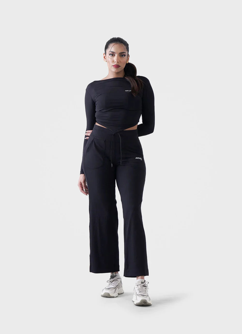 Black Seamless Leggings for Women | HustlersOnlyPK