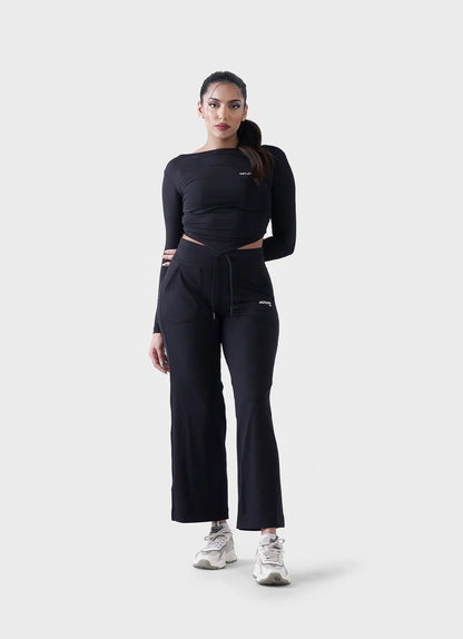 Black Seamless Leggings for Women | HustlersOnlyPK