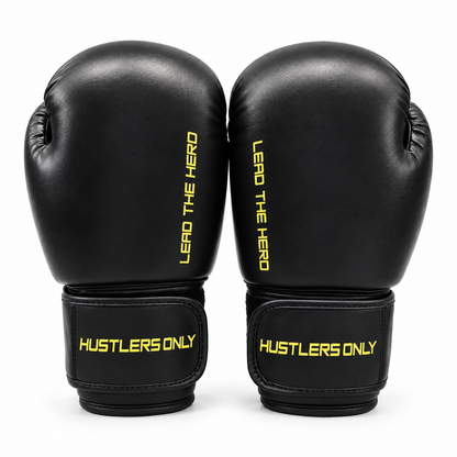 Boxing Gloves - Black & Yellow