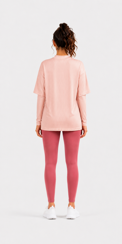 Essential Modest Top - Peach