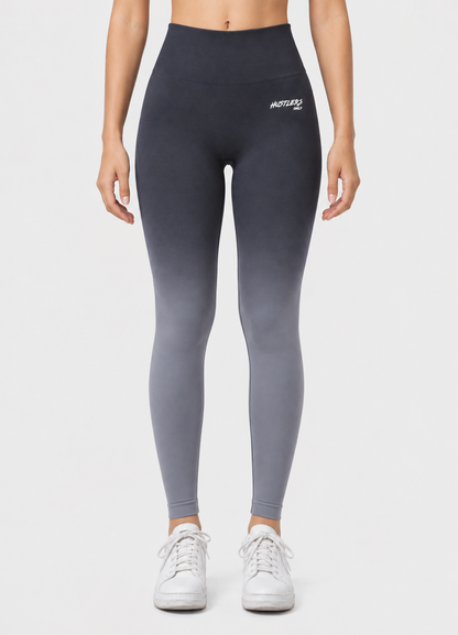 Dip Dye Seamless Leggings-Grey
