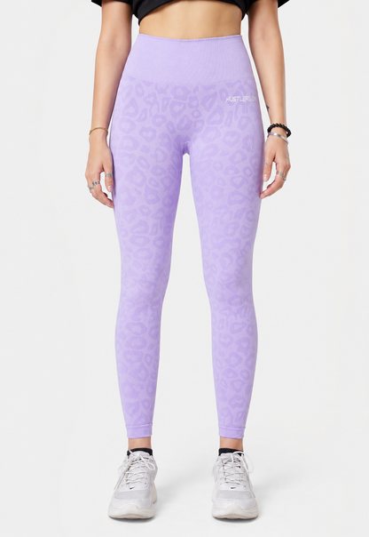 Safari Seamless Leggings - Lavender