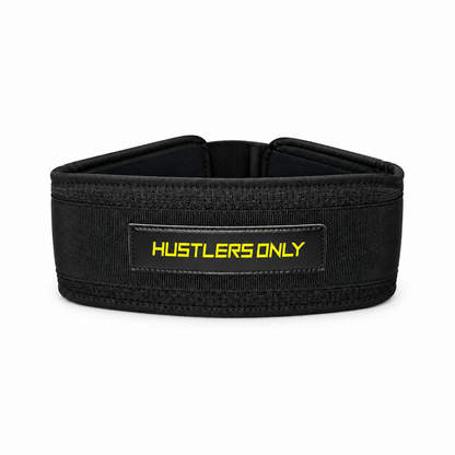 Nylon Boxing Belt - Black & Yellow