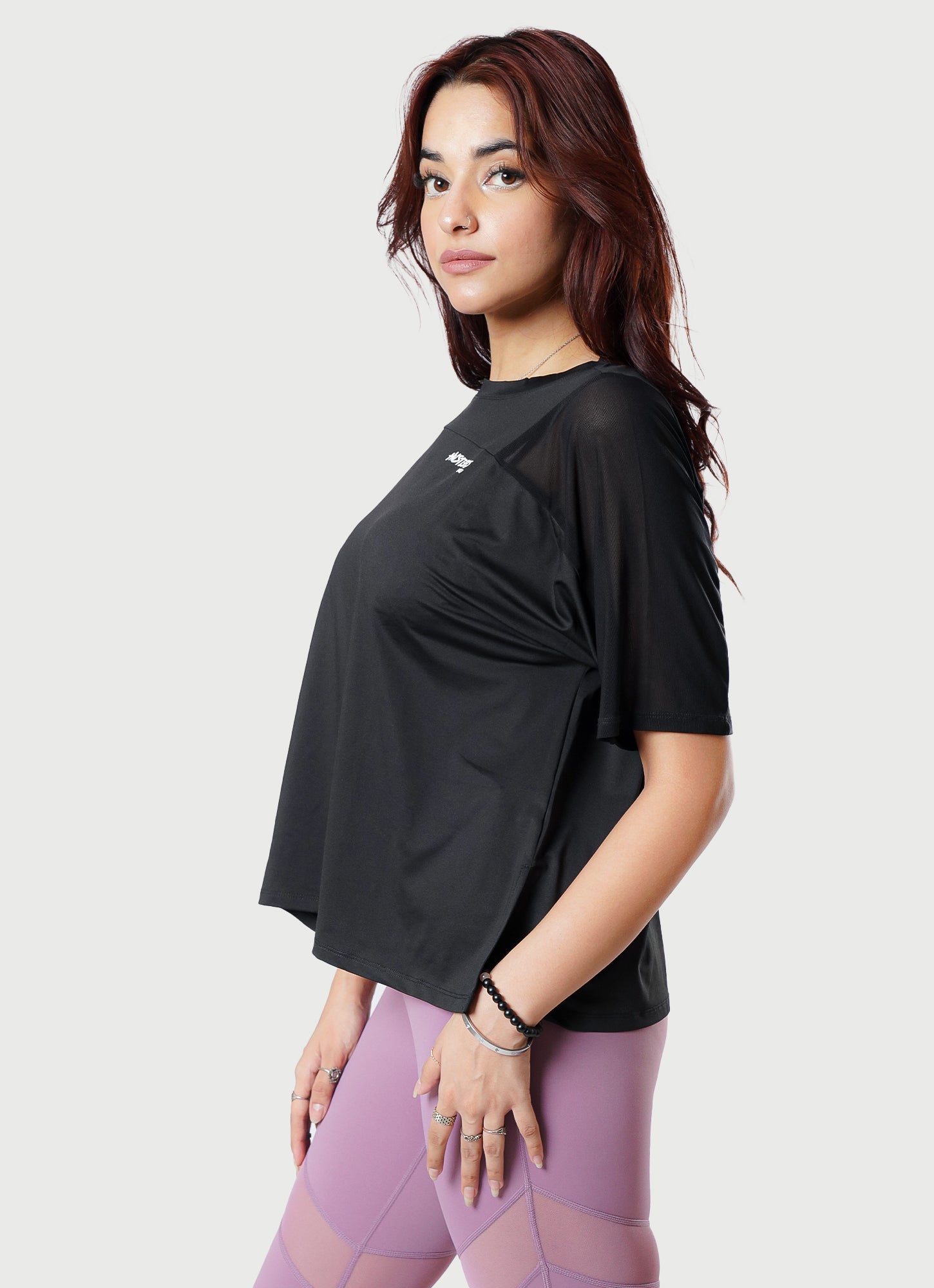 Breeze T-Shirt With Mesh - Black