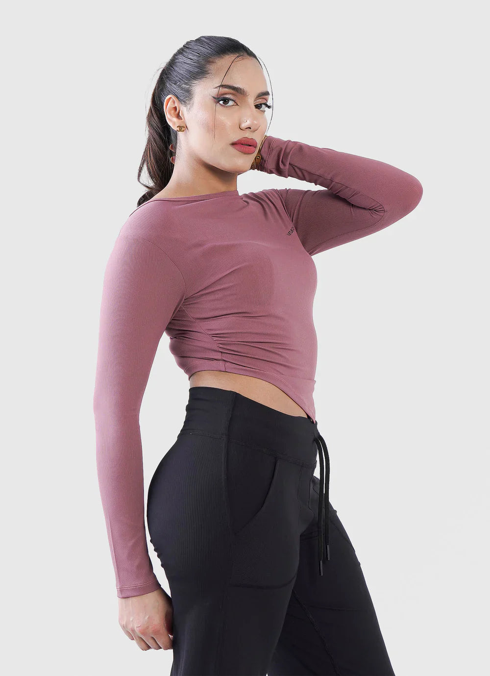 Pink Diamond Crop Shirt for Womens | HustlersOnlyPK
