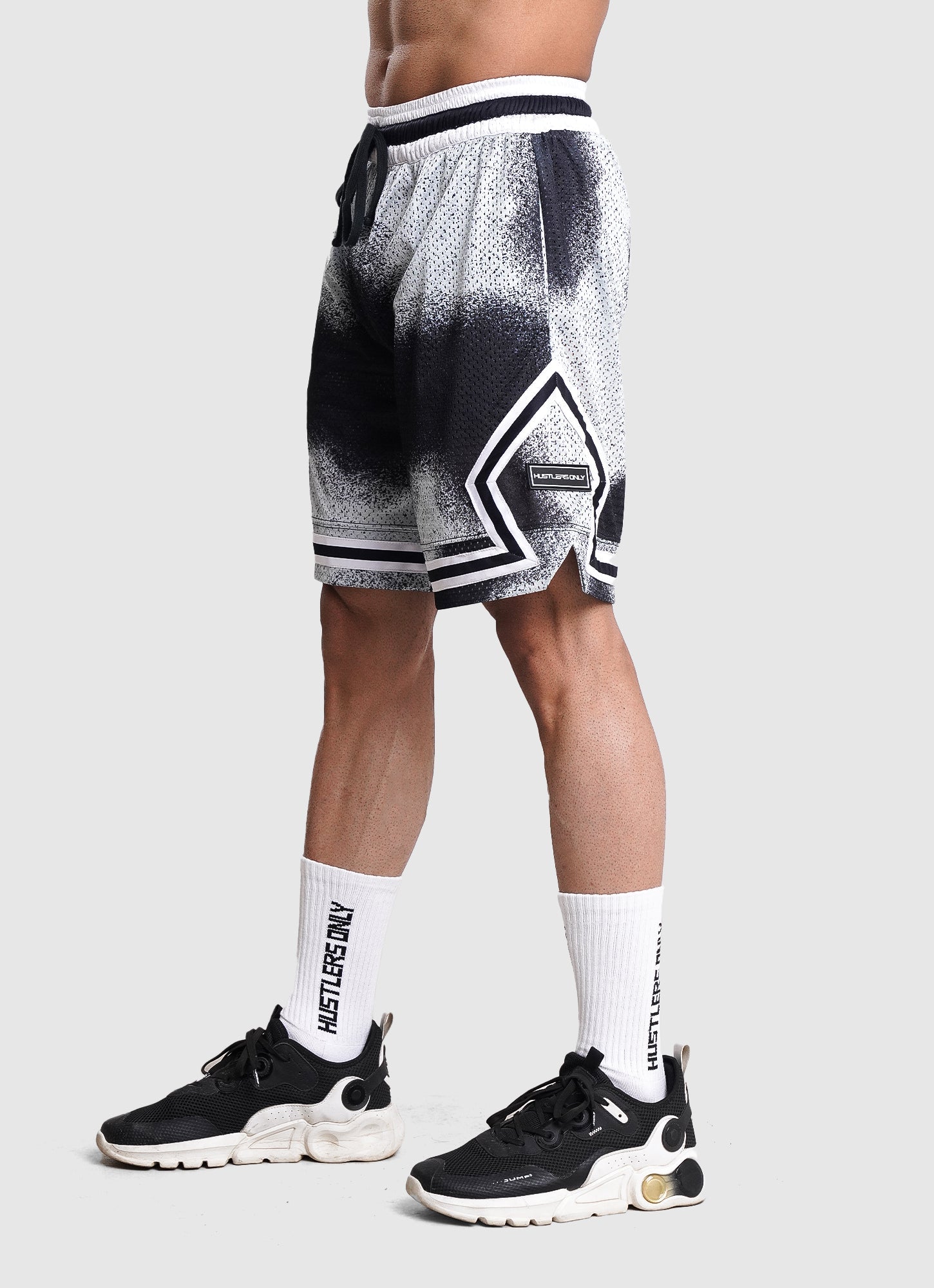 Graffiti Diamond Gym Shorts for Mens | HustlersOnlyPK