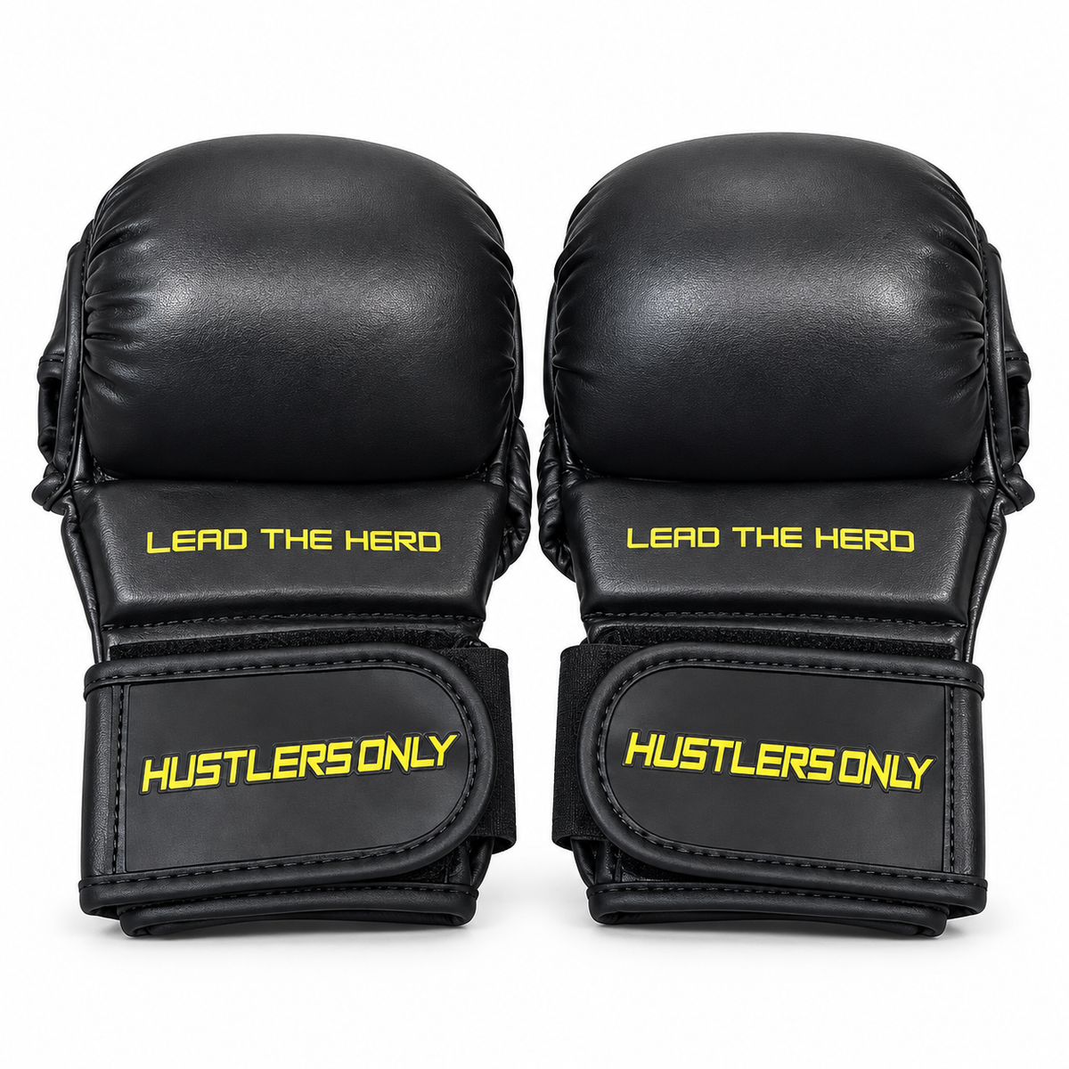 MMA Sparring Gloves - Black & Yellow