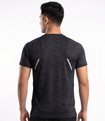 Hybrid Running T-Shirt - Black