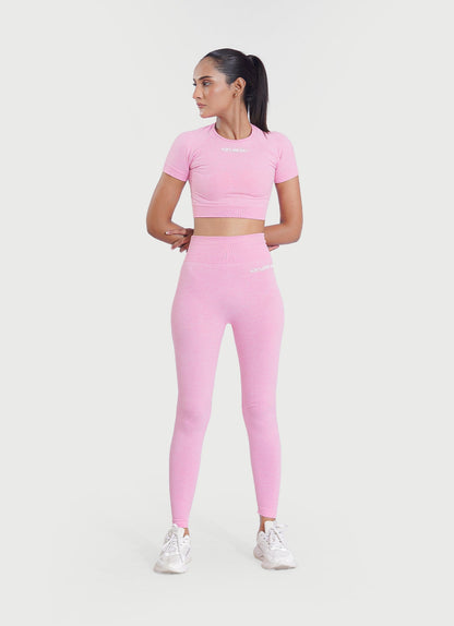 Activate Seamless Leggings - Baby Pink