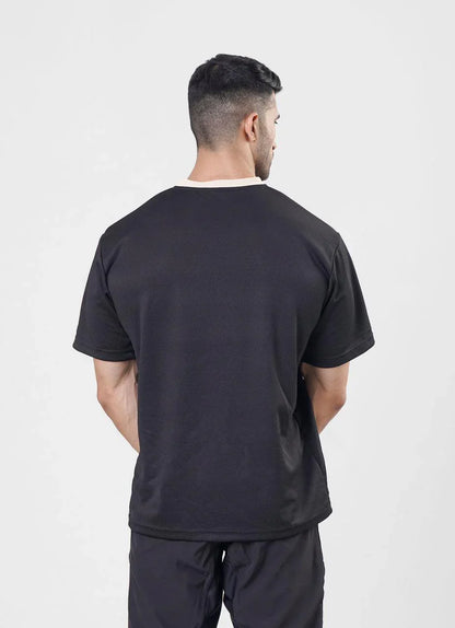 Black Mesh Basketball Tshirt for Mens | HustlersOnlyPK