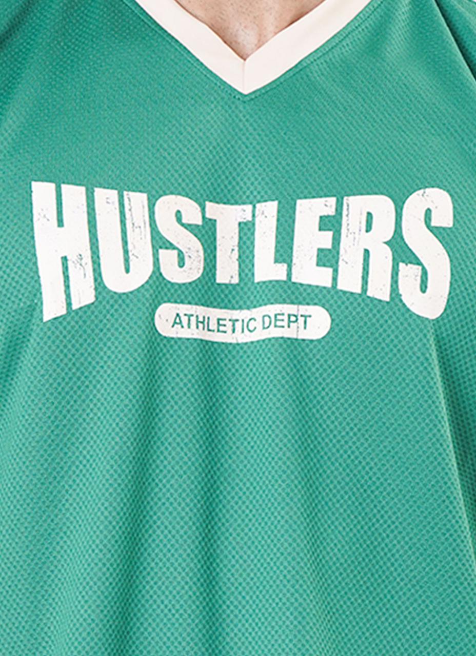 Mesh Basketball Green Tshirt for Mens | HustlersOnlyPK