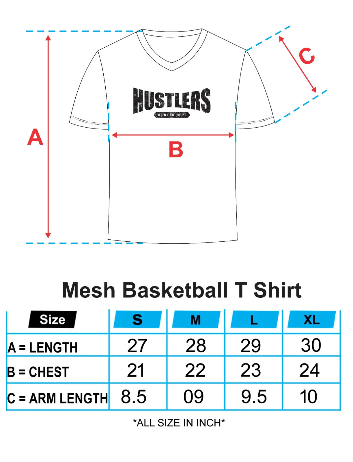 Size Chart | HustlersOnlyPK