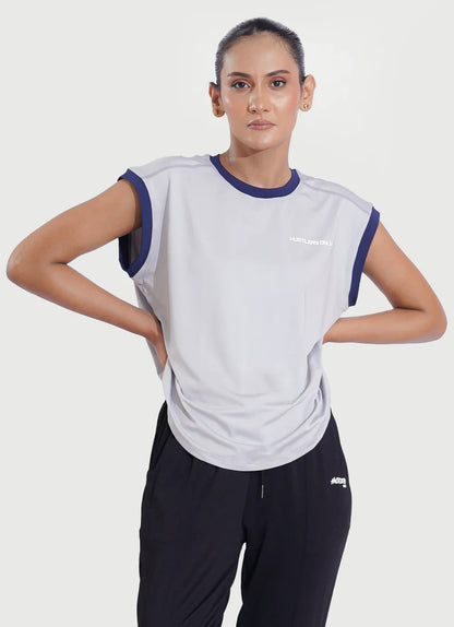 Grey Minimal Tank Shirt  | HustlersOnlyPK