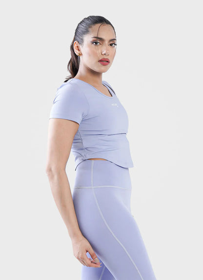 Blue Onyx Crop TShirt  | HustlersOnlyPK