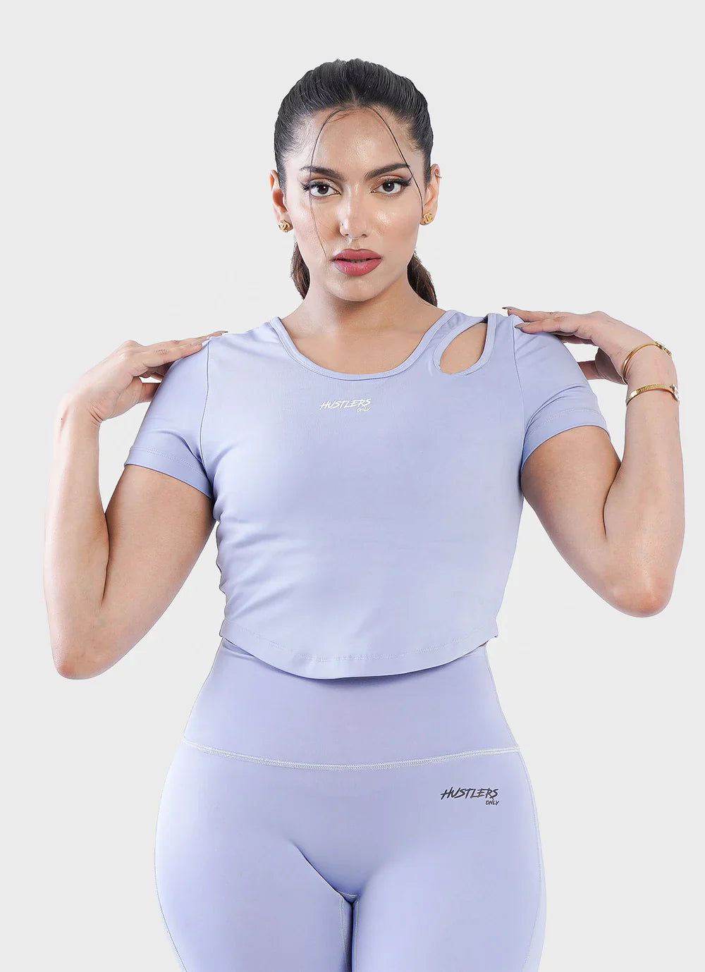 Blue Onyx Crop TShirt For Women | HustlersOnlyPK