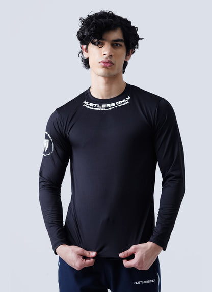 Powerlifting Full Sleeves Shirt - Black
