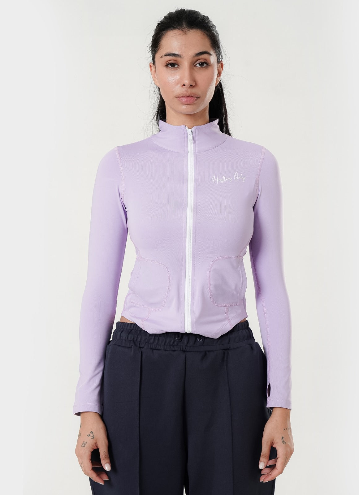 Stamina Zipper Top - Purple