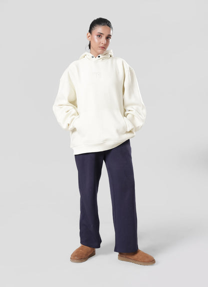 Crude Oversized Hoodie - Beige