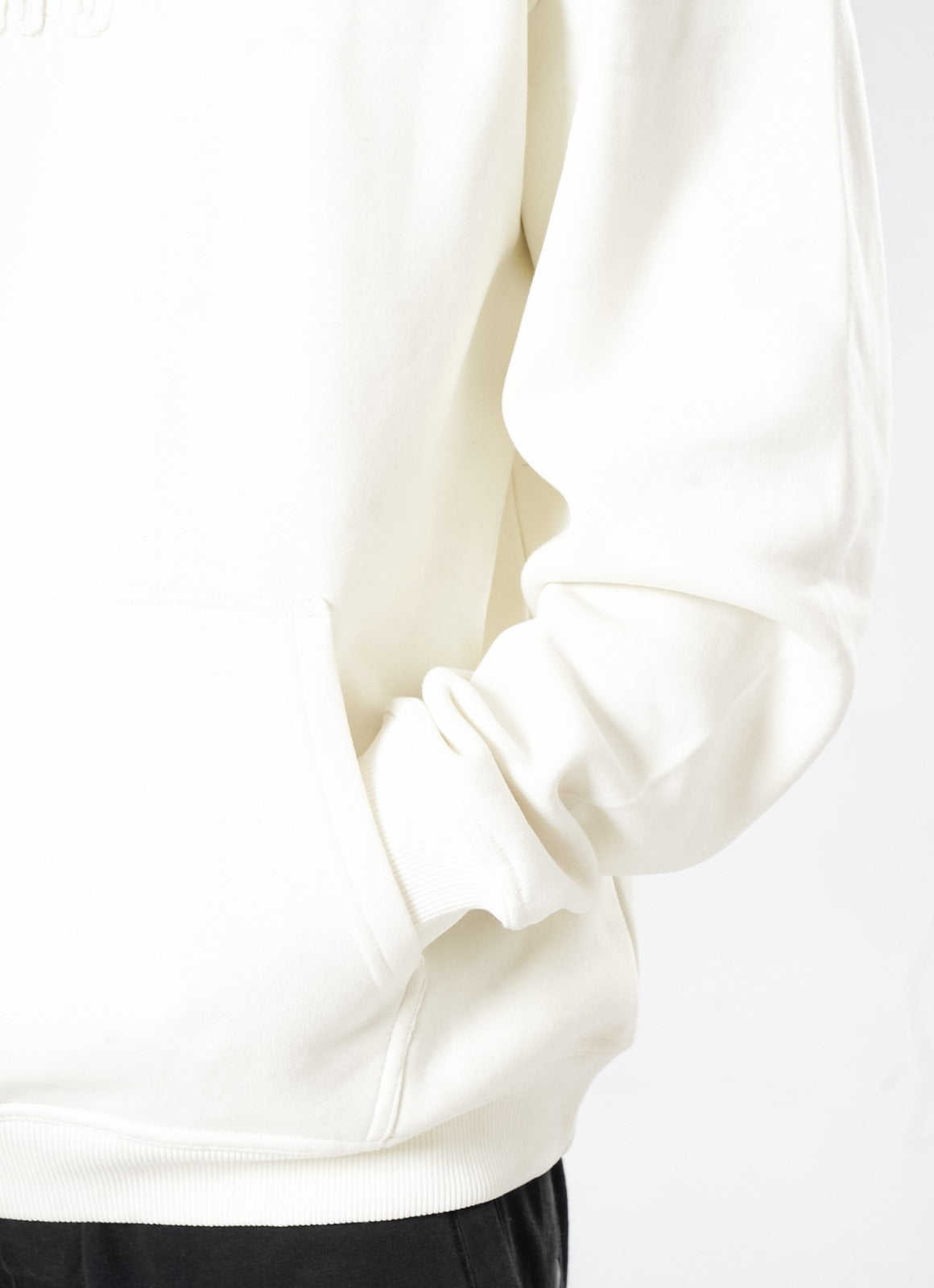 Crude Oversized Hoodie - Beige