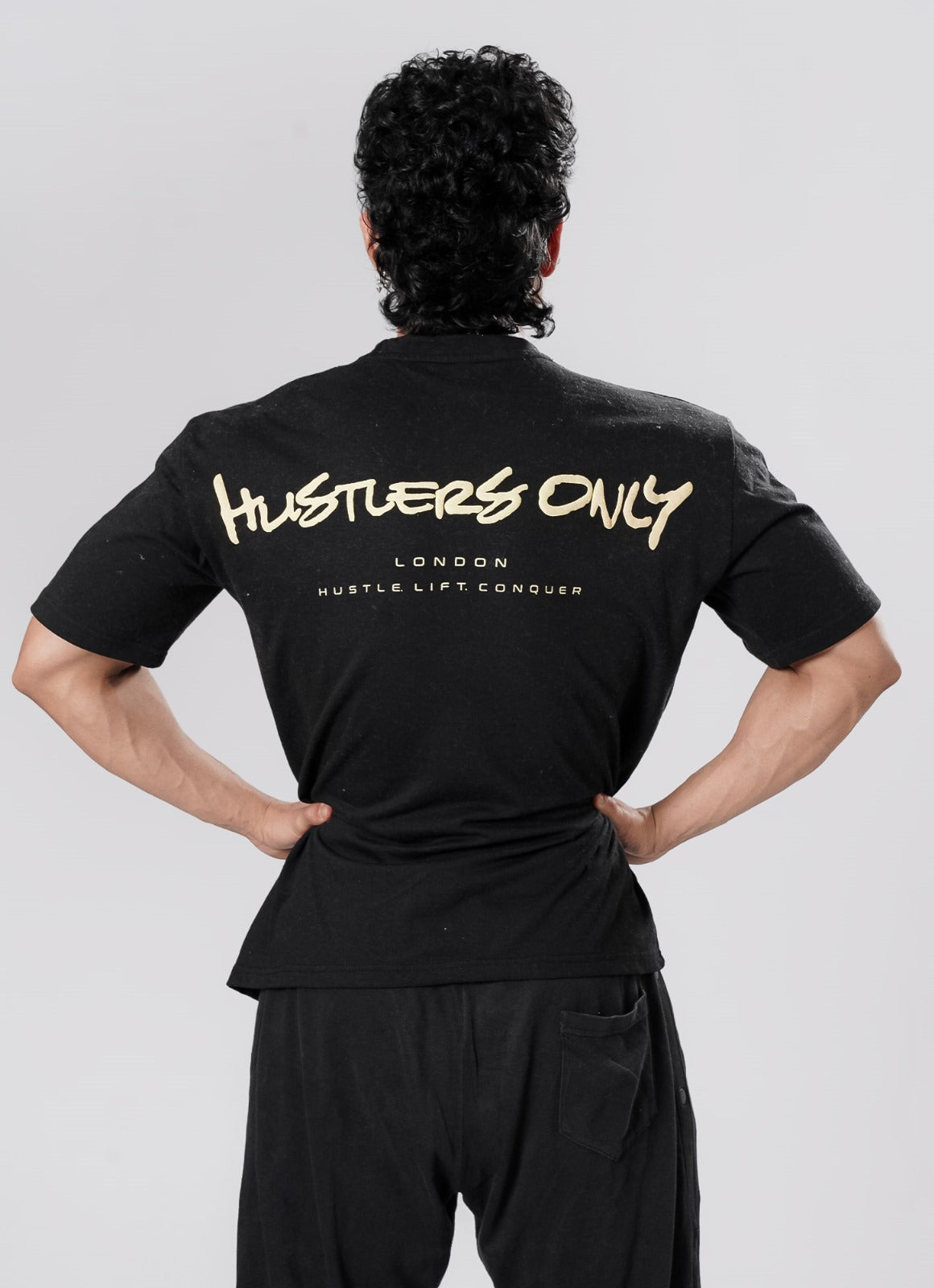 Graffiti Oversized T-Shirt - Black