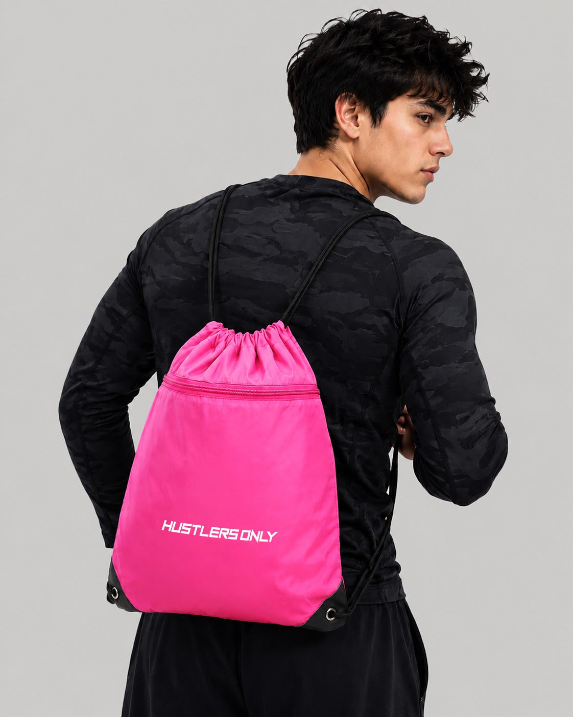 Draw String Bag - Pink