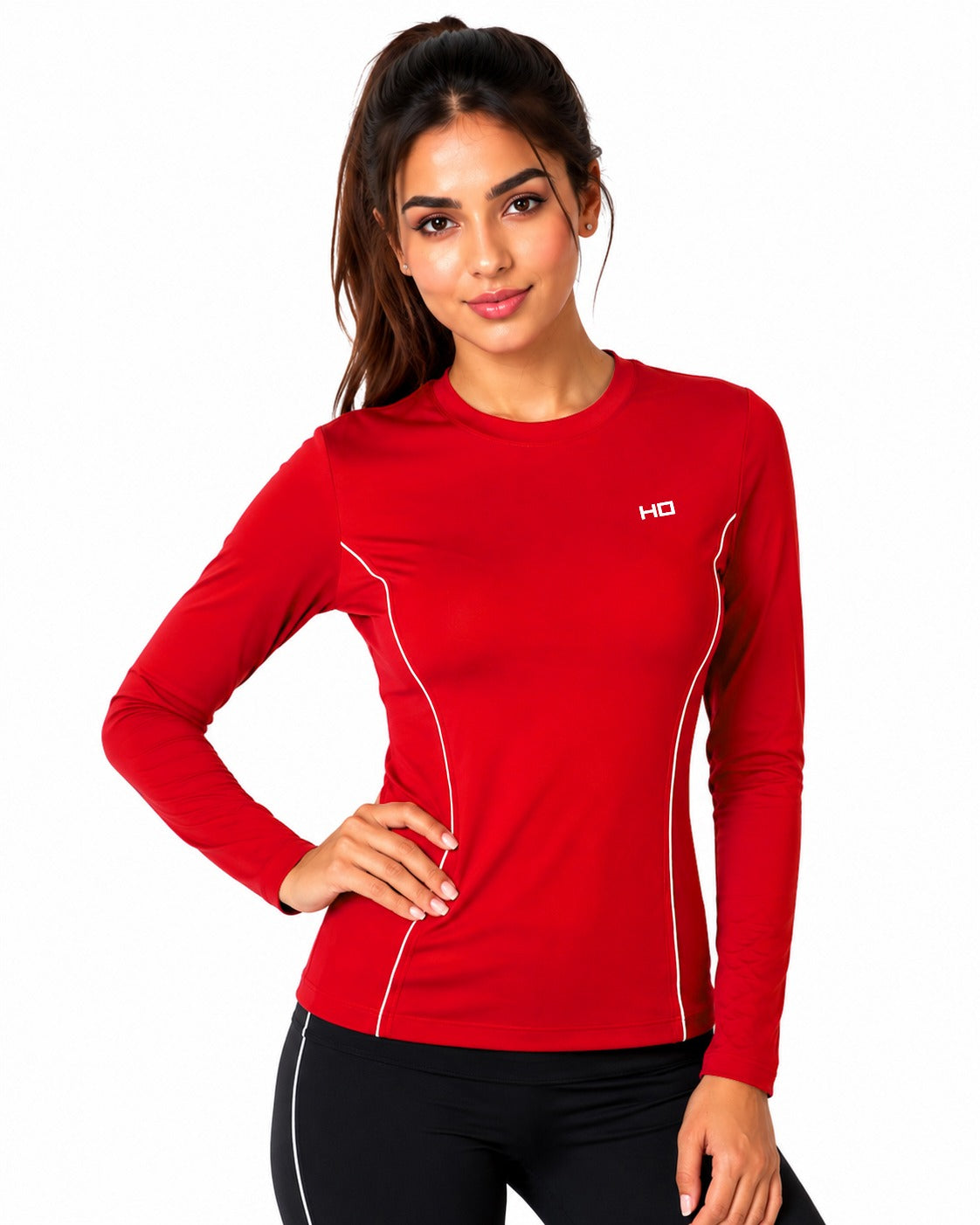 Nova Long Sleeve T-Shirt - Maroon