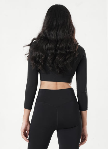 Crossover Leggings - Black