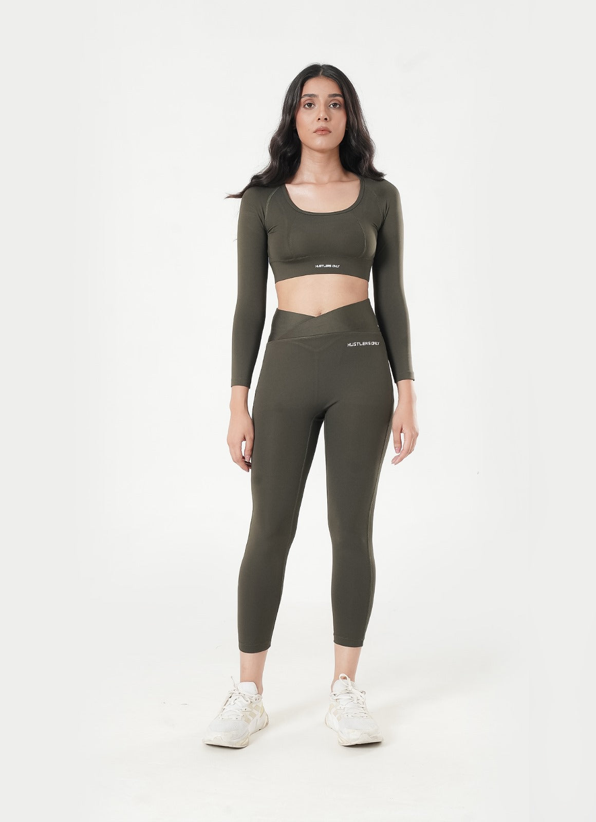 Cross Top - Olive