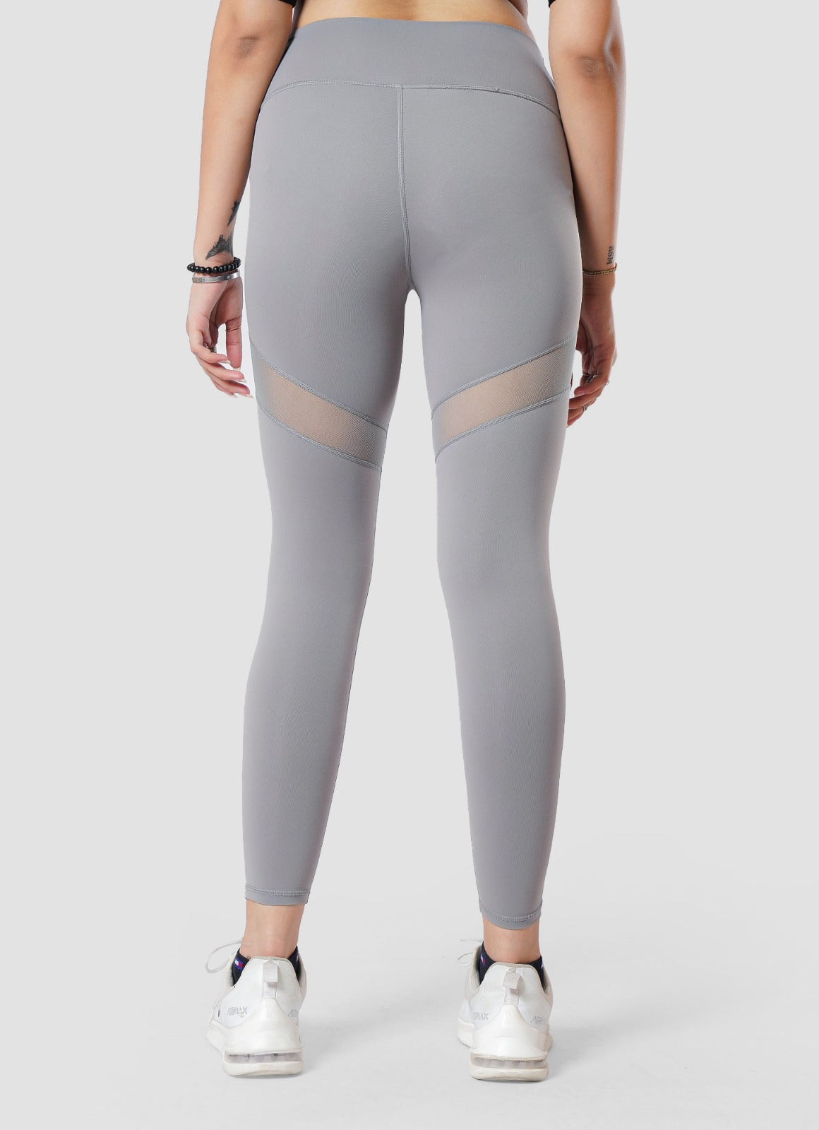 Performance Mesh Leggings - Grey